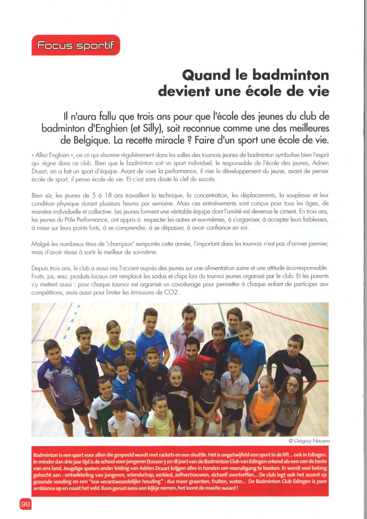 Article journal d'Enghien juin 2016