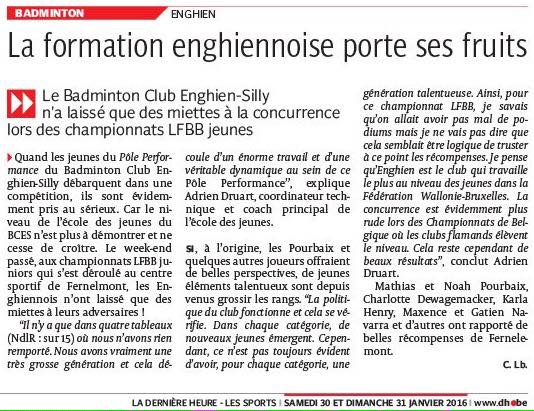 article DH_30 janvier 2016