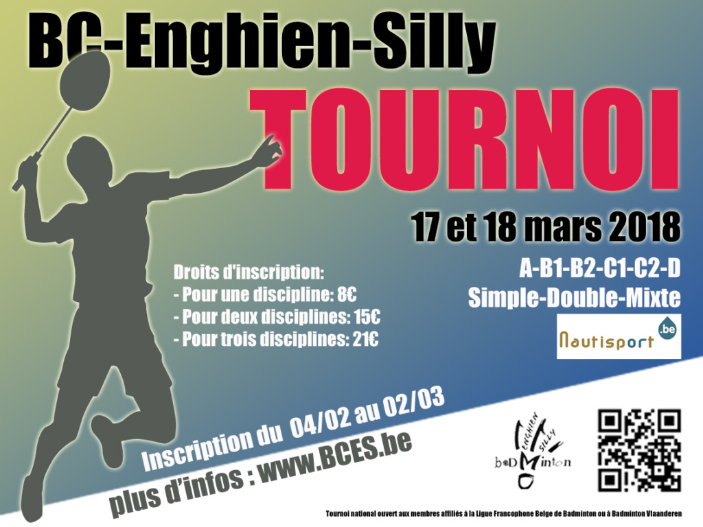 Affiche Tournoi Adulte 2018